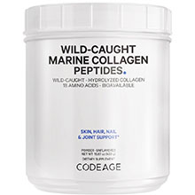 Bột Collagen cá đại dương Codeage Marine Collagen Peptides 450gr Mỹ