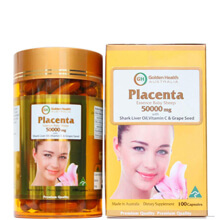 Viên uống nhau thai cừu Golden Health Placenta 50000mg 100 viên Úc