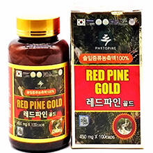 Tinh dầu thông đỏ Hàn Quốc Bổ Sung Vitamin Tự Nhiên, Red Pine Gold 450mg hộp 100 viên