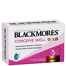 Viên uống Blackmores Conceive Well Gold 56 Viên của Úc - Hỗ Trợ tăng khả năng thụ thai