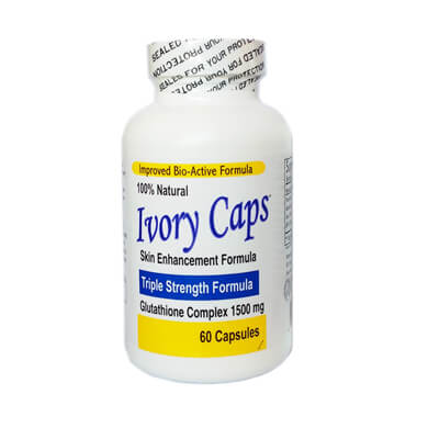 Viên uống hỗ trợ trắng da Ivory Caps Glutathione Complex 1500mg Mỹ 60 viên