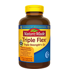 Viên Uống Hỗ Trợ Xương Khớp Nature Made Triple Flex Glucosamine Chondroitin MSM 200 viên Mỹ