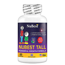 Viên Uống Hỗ Trợ Tăng Chiều Cao NuBest Tall 10+ của Mỹ 60 viên