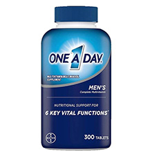 Viên Uống Bổ Sung One A Day Men's Multivitamin Health Formula  Mỹ, 300 viên