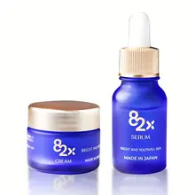 Set 02 món hỗ trợ tái sinh làn da 82X AI Stem Cell Serum & Cream Nhật Bản