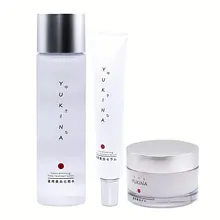 Bộ 03 sản phẩm hỗ trợ giảm nám tàn nhang và dưỡng trắng Yukina, Nhật Bản