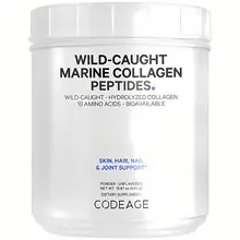 Bột Collagen cá đại dương Codeage Marine Collagen Peptides 450gr Mỹ