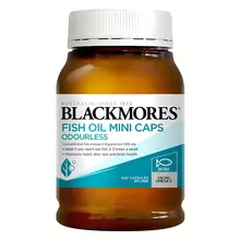 Dầu cá không mùi Blackmores Odourless Fish Oil 1000 Mini Capsules, 400 viên Hàng Úc