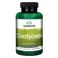 Đông Trùng Hạ Thảo Swanson Cordyceps 600mg Hỗ trợ hồi phục sức khỏe Mỹ 120 viên