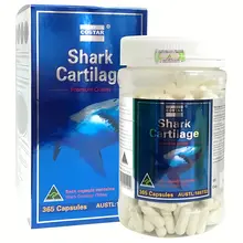 Viên Uống Hỗ trợ xương khớp Sụn Cá Mập Costar Shark Cartilage 750mg Úc 365 Viên