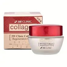 Kem Hỗ Trợ Chống Lão Hóa Da 3W Clinic Collagen Regeneration Cream 60ml Hàn Quốc (Màu đỏ)