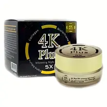 Kem Hỗ Trợ Trị Nám, Trắng Da Ban Đêm 4K Plux 5x Màu Đen 20g Thái Lan
