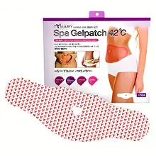 Miếng dán hỗ trợ giảm mỡ bụng Hàn Quốc Spa GelPatch 42°C Hộp 5 miếng