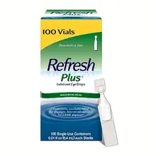 Nước mắt nhân tạo Refresh Plus Lubricant Eye Drops 100 tép Hàng Mỹ