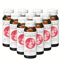 Pure White Shiseido dạng nước hỗ trợ trắng da Nhật Bản (hộp 10 lọ)