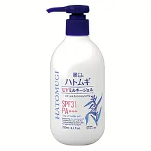 Sữa hỗ trợ dưỡng thể chống nắng Hatomugi SPF31 PA+++ Nhật Bản, 250ml
