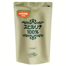 Tảo xoắn Bổ Sung Vitamin và Chất Xơ Spirulina Algae Dạng túi 2400 viên Nhật Bản