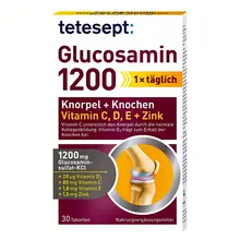 Viên Uống Hỗ Trợ Xương Khớp Tetesept Glucosamin 1200 Merz Consumer của Đức 30 viên