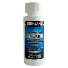 Dung dịch Minoxidil 5% Kirkland Signature Hỗ Trợ Mọc Râu, Tóc, Trị Hói Lọ 60ml hàng Mỹ