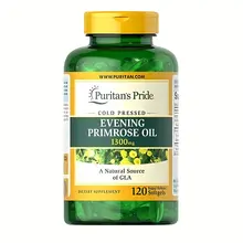 Tinh dầu Hoa Anh Thảo Evening Primrose Oil 1300mg Puritan's Pride Mỹ 120 viên