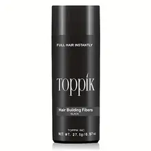 Bột phủ làm dày tóc, Che Khuyết Điểm, Tóc Đầy Đặn Dày Đặc Hơn TOPPIK 27.5g Hàng Mỹ