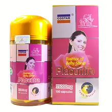 Viên uống chiết xuất Nhau thai cừu Hỗ trợ trẻ hóa da Costar 35000mg của Úc 100 viên