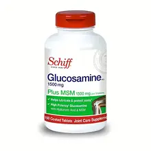 Viên hỗ trợ xương khớp Schiff Glucosamine 1500mg Plus MSM, hộp trắng, 150 viên Mỹ