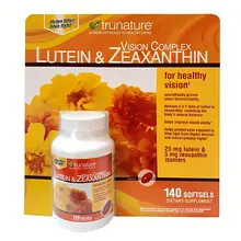 Viên uống hỗ Thị Lực Trunature Vision Complex Lutein & Zeaxanthin 140 viên Mỹ