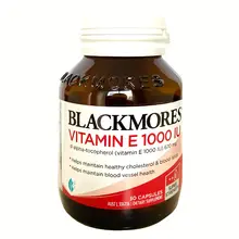 Viên uống Blackmores Natural Vitamin E 1000IU hỗ trợ làm đẹp da hàng Úc, 30 viên