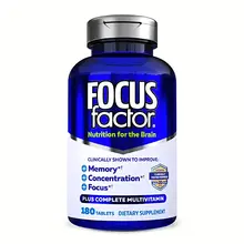 Viên uống hỗ trợ trí não Focus Factor Nutrition For The Brain 180 viên Của Mỹ