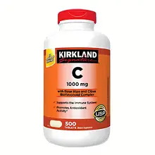 Viên uống bổ sung Vitamin C 1000mg Kirkland hộp 500 viên Mỹ