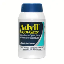 Viên uống hổ trợ giảm đau gà sốt Advil Liqui Gels của Mỹ 120 viên hàng Mỹ
