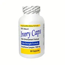 Viên uống hỗ trợ trắng da Ivory Caps Glutathione Complex 1500mg Mỹ 60 viên