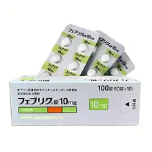 Viên uống hỗ trợ giảm Acid Uric Fe.buric Tablet 10mg Nhật Bản, 100 viên