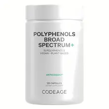 Viên Uống Hỗ Trợ Chống Nắng Polyphenols Broad Spectrum Codeage của Mỹ Hộp 120 viên