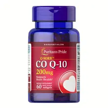 Viên uống hỗ trợ tim mạch Coq10 200mg Puritan's Pride Mỹ 60 viên