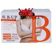Viên uống hỗ trợ săn chắc vòng một, mông B-Up Miracle + Bio Meditick Nhật Bản 60 viên