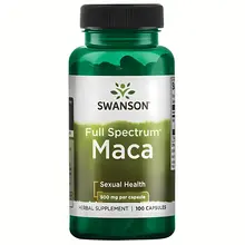 Viên uống tăng cường sinh lực nam nữ Swanson Passion Maca 500mg Mỹ 100