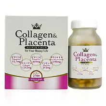 Viên Uống Collagen Placenta 5 in 1 Hỗ trợ làm đẹp và trắng da Nhật Bản, 270 viên