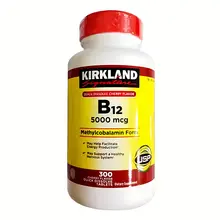 Viên uống bổ sung Vitamin B12 5000mcg Kirkland 300 viên của Mỹ