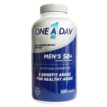 Vitamin One A Day Men's 50+ cho Nam trên 50 tuổi của Mỹ (Mẫu mới 300 viên)